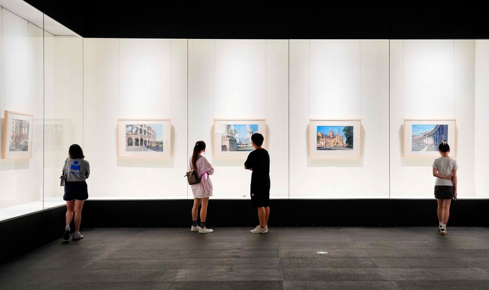 “本土名家陈列厅”首展，“陈希旦水彩画展”在深圳美术馆开幕