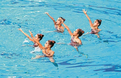 跳水体操花游项目精彩收官 跳水体操花游项目精彩收官