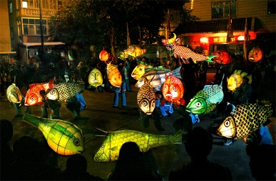 沙头角鱼灯舞 沙头角鱼灯舞