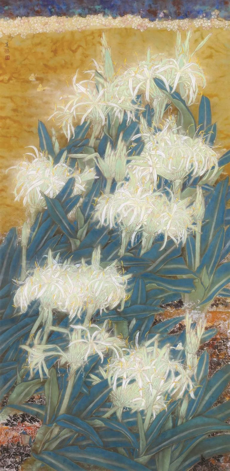 “叶丽美中国工笔画作品展”在关山月美术馆展出