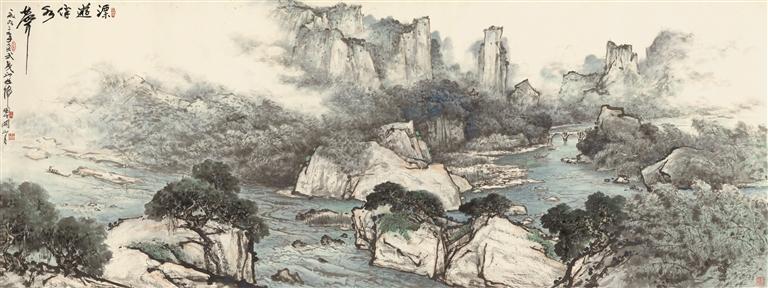 “科技+艺术”追踪关山月“笔迹”