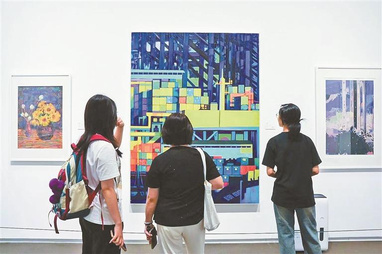 “丹青绘特区，共画同心圆”主题书画展开幕