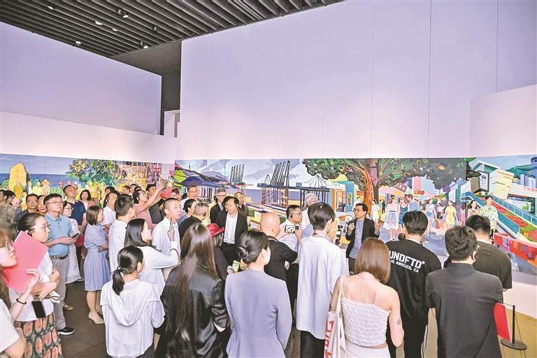 128米画卷浓缩鹏城奋斗史